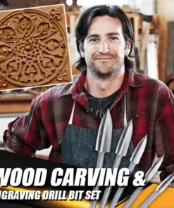 Juego de brocas para grabado y tallado en madera