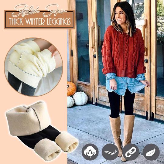 Leggings de invierno súper gruesos y elegantes