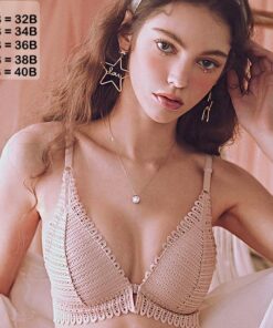 Sujetador de encaje con hebilla delantera Breathy de LaxChic