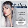 Cera para teñir el cabello gris plateado