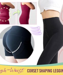 Leggings moldeadores de corsé de cintura alta