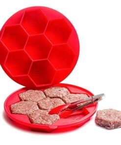 Molde de hamburguesa hexagonal