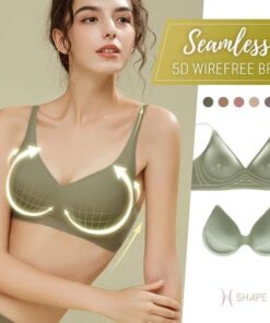 Sujetador con memoria sin aros 5D sin costuras