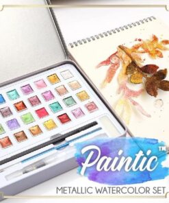 Set de acuarela Paintic Metallic (12 colores)