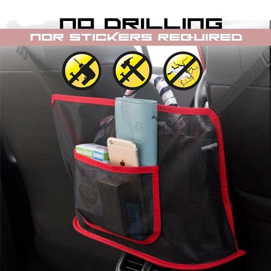 Soporte de bolsillo para red para asiento de automóvil - Image 2