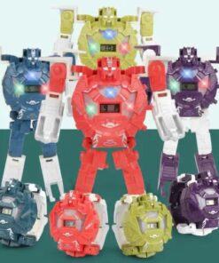 Juguete de reloj de deformación 2 en 1