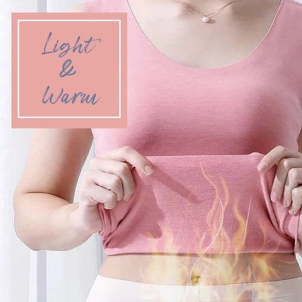 Camiseta sin mangas térmica sin costuras en mezcla de seda - Image 3