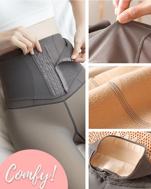 Leggings térmicos de compresión con forro polar transparente - Image 5