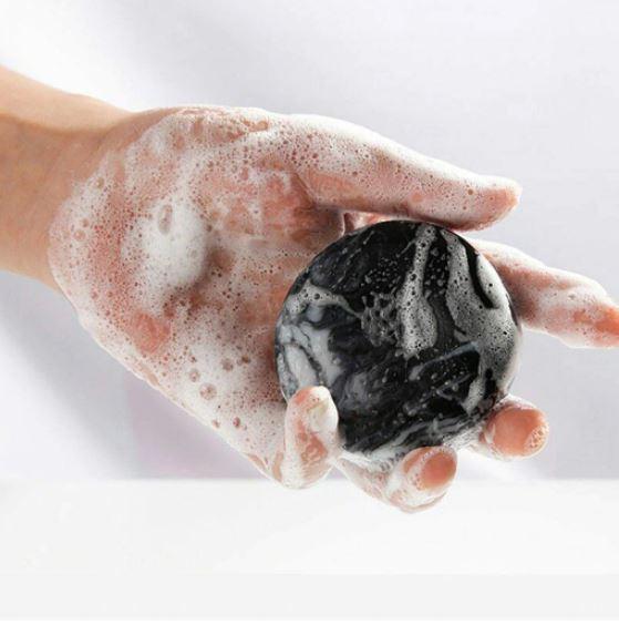 Barra de jabón para eliminar la celulitis con ceniza volcánica de café - Image 7