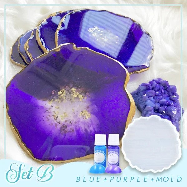 Kit de posavasos de resina - Image 11