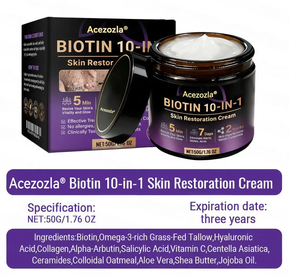 Acezozla® Biotina Crema Restauradora de la Piel 10 en 1 - Image 15