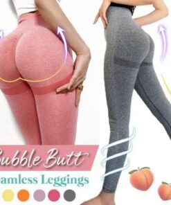Leggings sin costuras con tope de burbuja