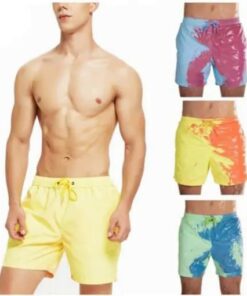 Shorts de playa que cambian de color