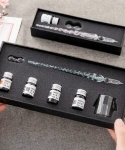 Pluma de cristal cristalista