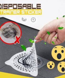 Pegatina de colador desechable