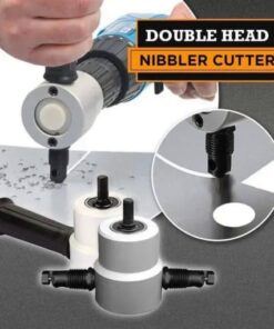 Mordisqueador de chapa de doble cabezal