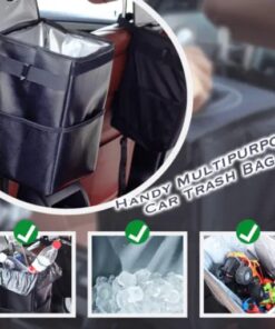 Práctica bolsa de basura multiusos para coche.