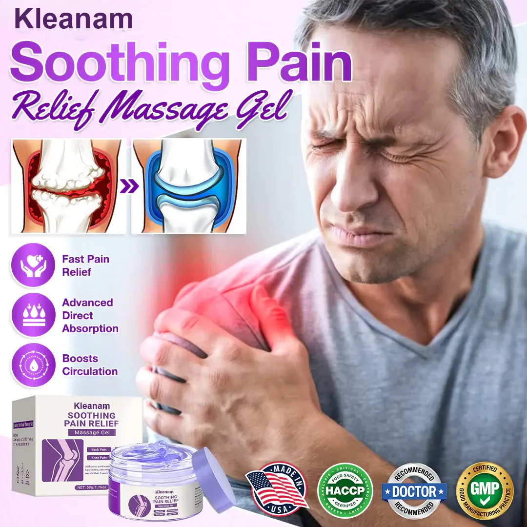 Gel para el dolor con aceite de curcumina y emú Kleanam™