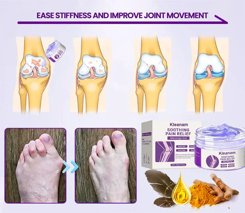 Gel para el dolor con aceite de curcumina y emú Kleanam™ - Image 4