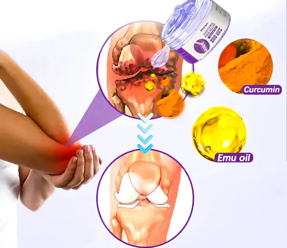 Gel para el dolor con aceite de curcumina y emú Kleanam™ - Image 7