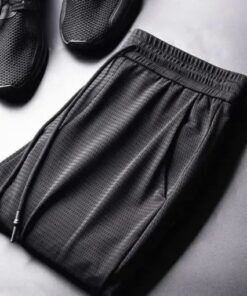 Pantalones deportivos de seda helada para hombre