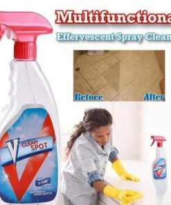 Limpiador en aerosol efervescente multifuncional