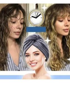 Toalla para el cabello de secado rápido