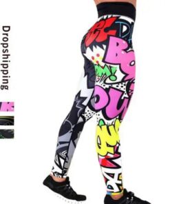 Leggings con estampado digital para mujer