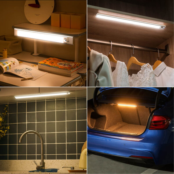 Luces de armario con sensor de movimiento recargables - Image 6