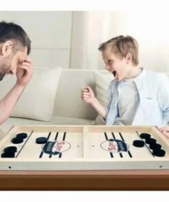 Juego de mesa de hockey con honda de madera