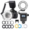 Kit de flash de anillo para cámara DSLR